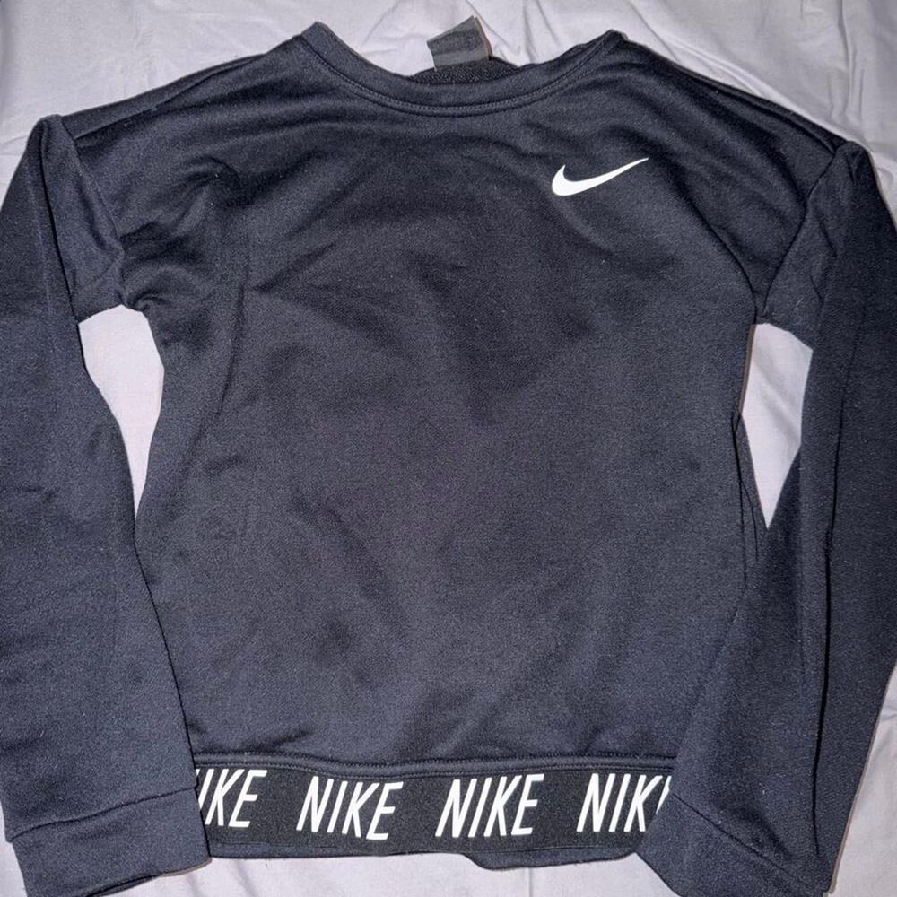 Nike Men's Black and Navy Shirt